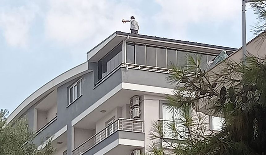 Didim’de bir kişi canına kıymak istedi
