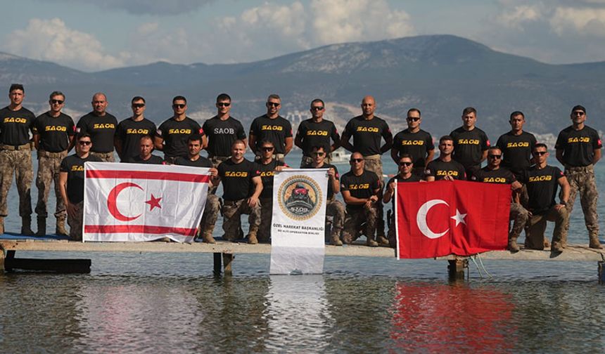 Didim’de özel harekat birimlerinden ortak su altı tatbikatı