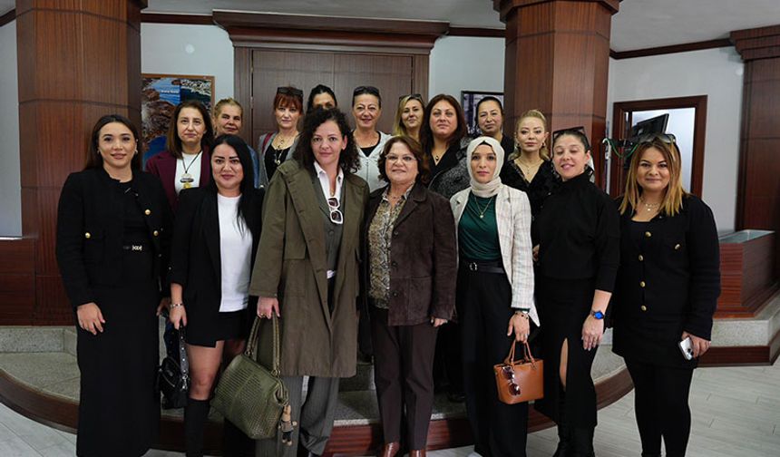 Kadın girişimcilerden Başkan Hatice Gençay’a ziyaret