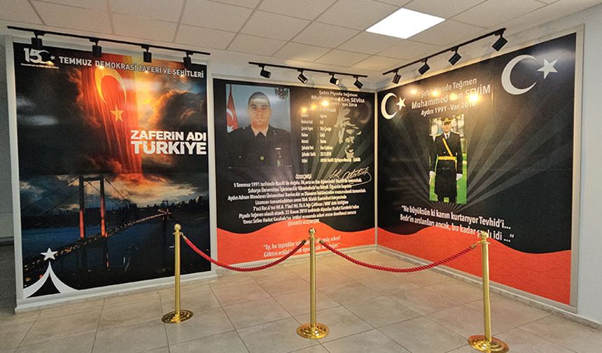 Nazillili şehit teğmenin ismi ortaokulda yaşatılacak