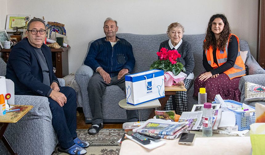 Engelli Osman Amcaya anlamlı ziyaret