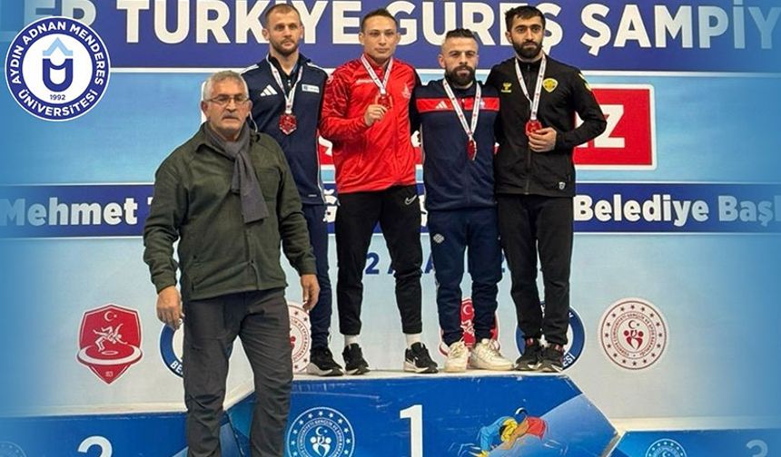 ADÜ’lü güreşçi Türkiye şampiyonu oldu