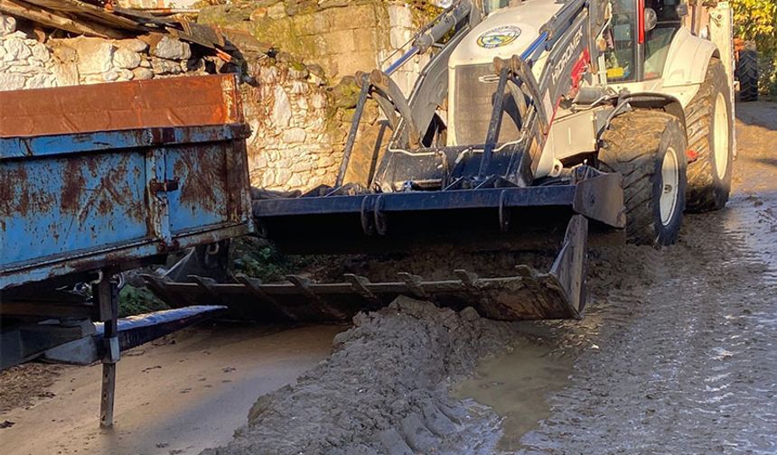 Bozdoğan Belediyesi’nden yağmur sonrası müdahale