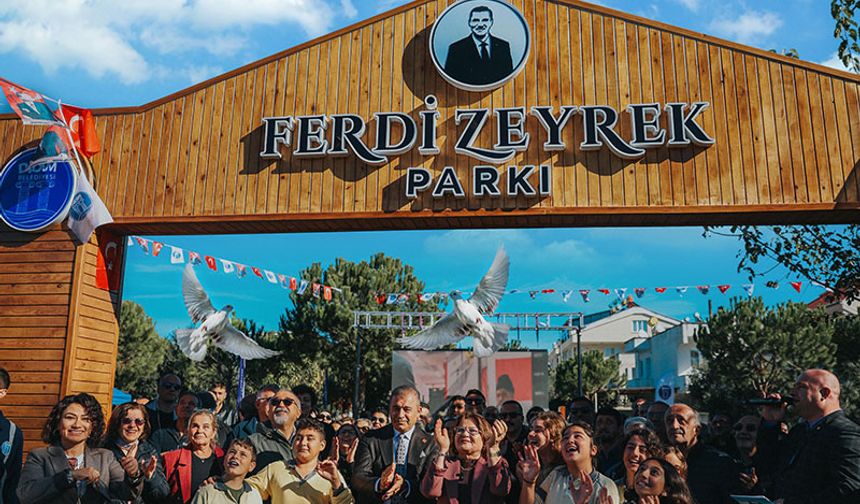 Didim’de Ferdi Zeyrek Parkı açıldı