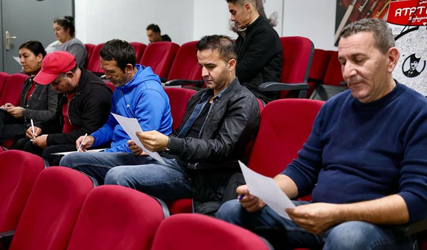 Didim'de Belediye personellerine iş güvenliği eğitimi