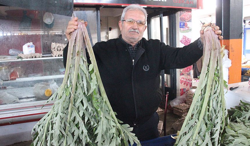 Karaciğer dostu enginar pazarda yoğun ilgi görüyor