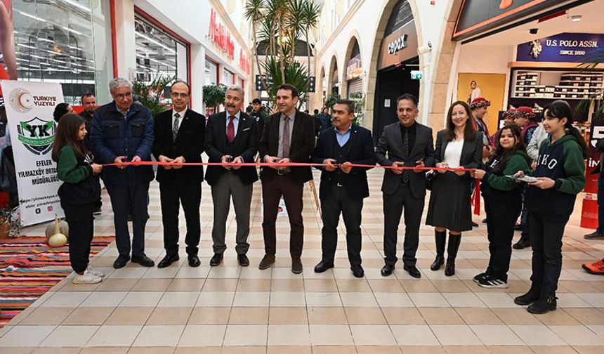 Yılmazköy Ortokulu’ndan anlamlı sergi