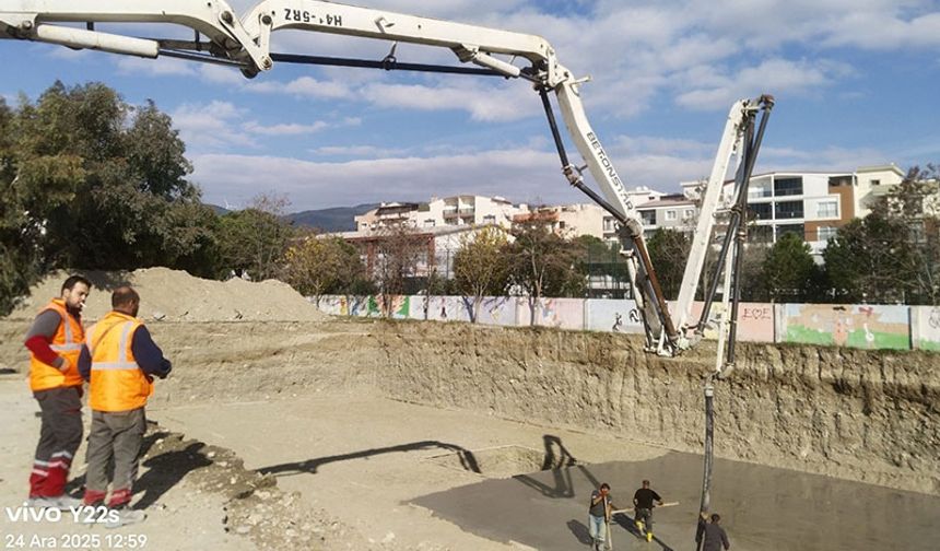 Söke’de Atatürk Ortaokulu’nun temeli atıldı