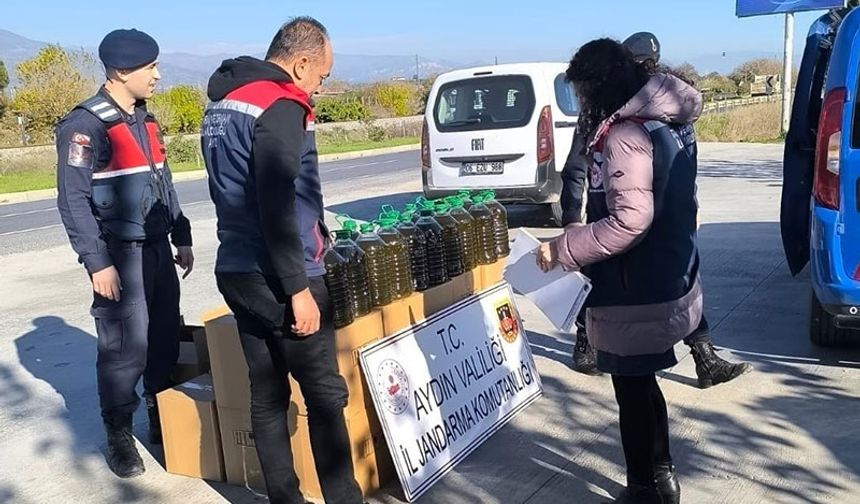 Otobüs bagajından 400 litre kaçak yağ çıktı