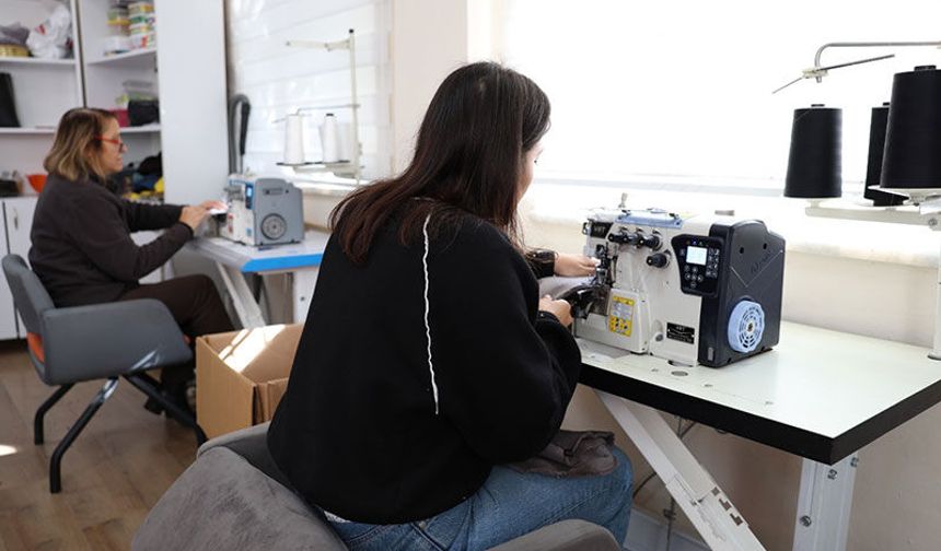 Başkan Yetişkin ile kadınlar üretime katılıyor