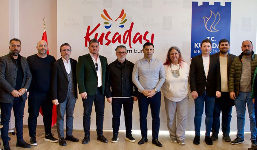 Kuşadasıspor yönetiminden Başkan Günel’e ziyaret