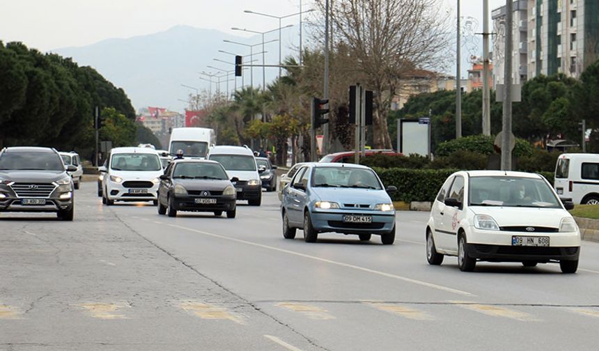 Aydın’da araç sayısı 2 ayda yaklaşık 7 bin arttı