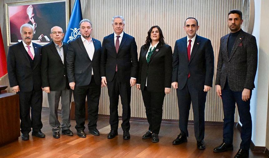 Başkan Çerçioğlu’na Yerel Yönetimler Başkan Yardımcısı’ndan ziyaret