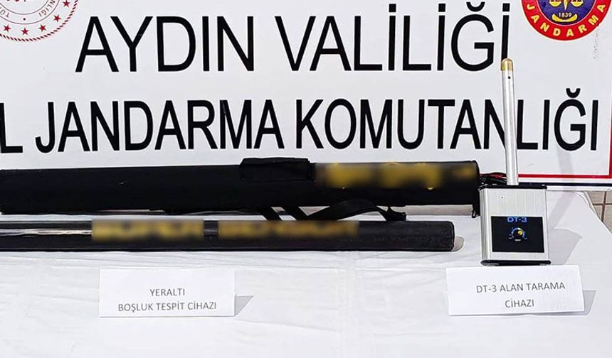 Aydında define avcılarına suçüstü