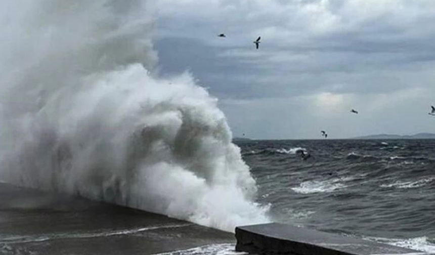 Ege Denizi’nde fırtına uyarısı