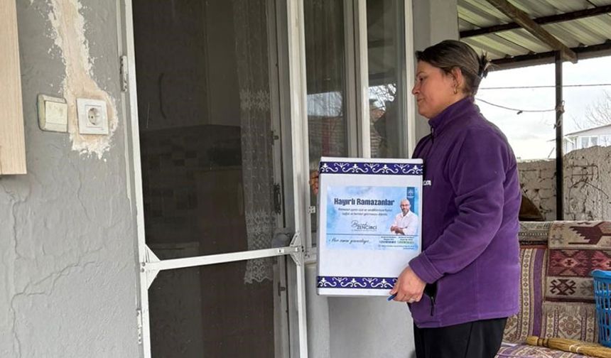 Germencik’te Ramazan kolilerinin dağıtımı sürüyor