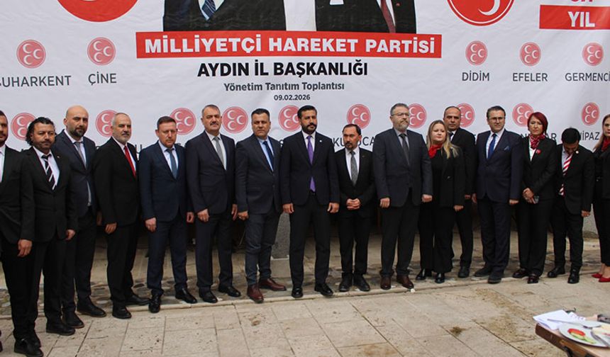MHP Aydın’da yeni yönetim tanıtıldı