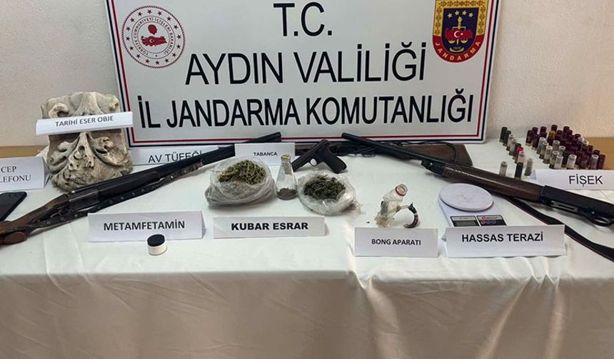 Aydın’da 5 ayrı adrese narkotik  operasyonu
