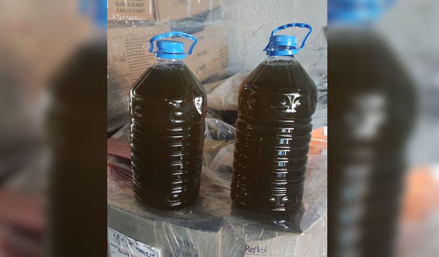 Durdurulan araçlardan bitkisel karışım yağ ele geçirildi