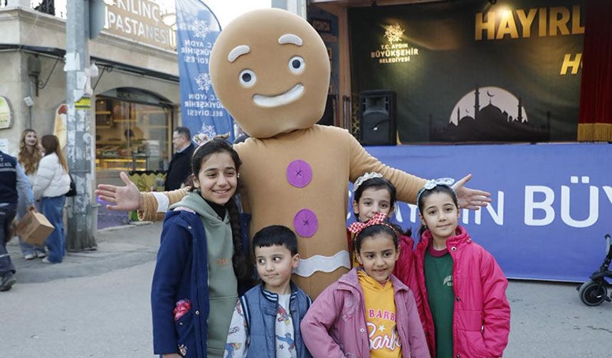Köşklü çocuklar Büyükşehir'in ramazan şenliğinde eğlendi