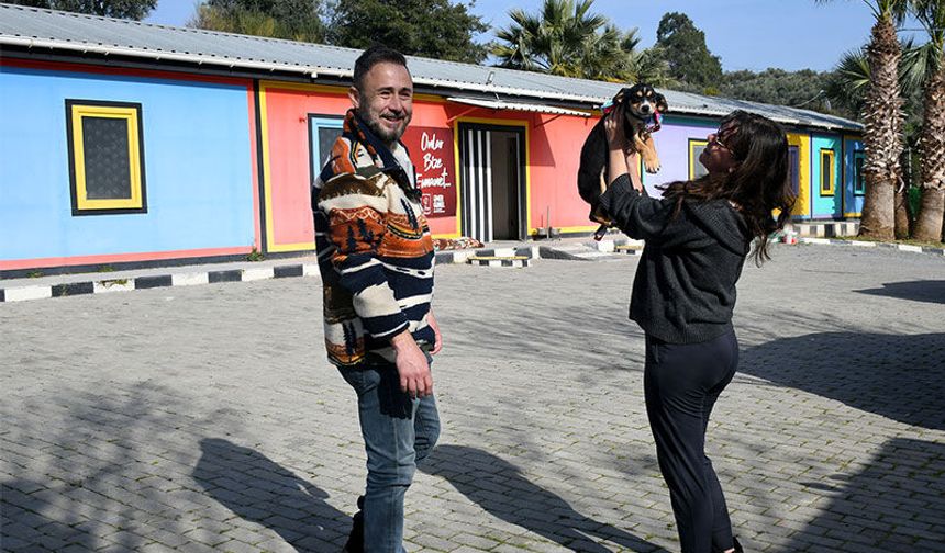 Kuşadası Belediyesi ‘Sosis'i’ sıcak yuvasına kavuşturdu