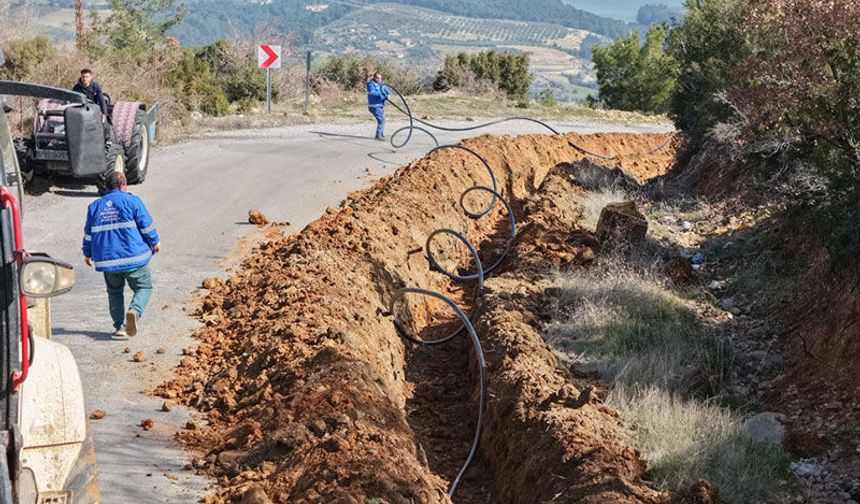 Büyükşehir Belediyesi’nden Karacasu’ya altyapı yatırımı