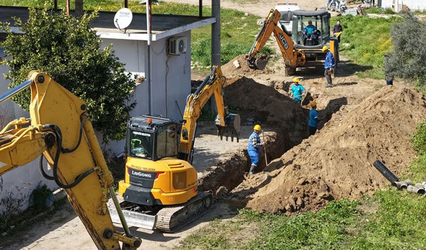 Büyükşehir Belediyesi altyapı yatırımlarını sürdürüyor
