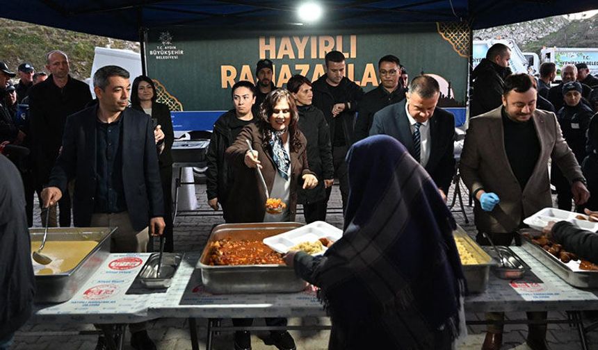 Başkan Çerçioğlu Yenipazar’da vatandaşlarla iftar sofrasında buluştu