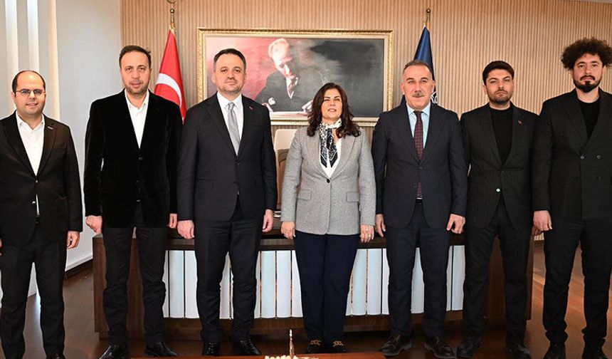 Başkan Çerçioğlu’na Bakan Yardımcısı Eminoğlu’ndan ziyaret