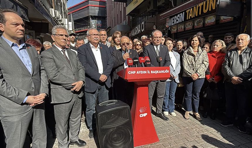CHP Aydın'da İmamoğlu'nun mektubu okundu