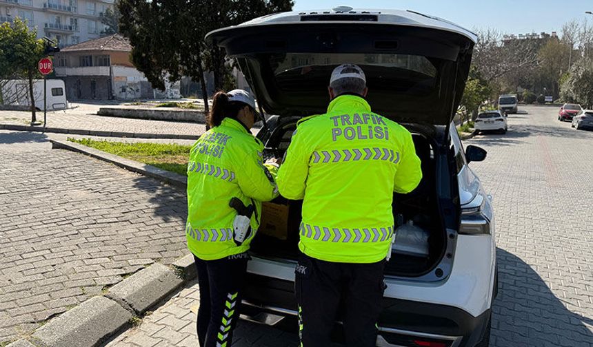 Aydın'da bayram öncesi  trafik denetimi yapıldı