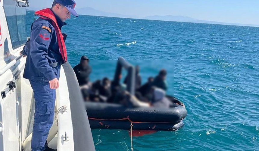 Aydın’da 31 düzensiz göçmen kurtarıldı