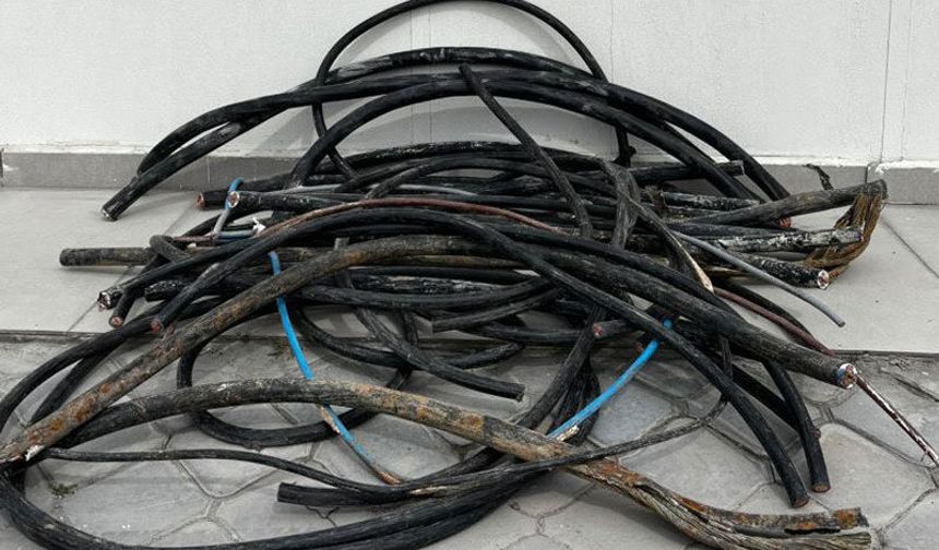 Aydın’da bir milyon değerinde bakır kablo hırsızlığı