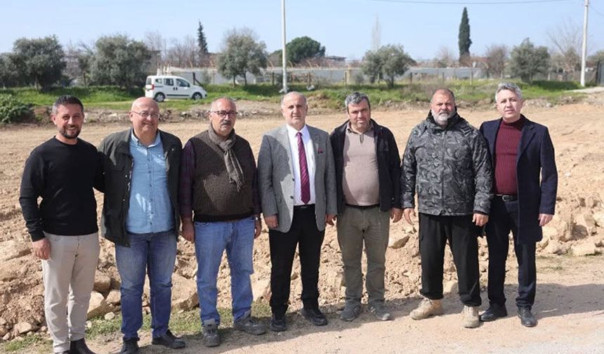 Başkan Kaya Gerenkova Cemiyet Alanı’nda  incelemelerde bulundu