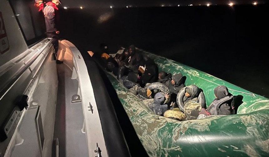 Didim’de 18 düzensiz göçmen yakalandı
