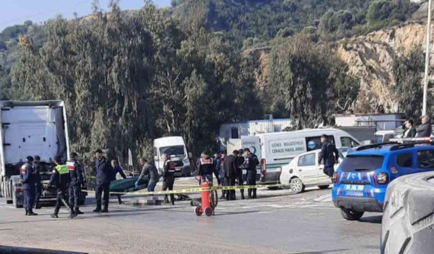 Aydın’da feci kaza: TIR’ın altında kalan kadın hayatını kaybetti