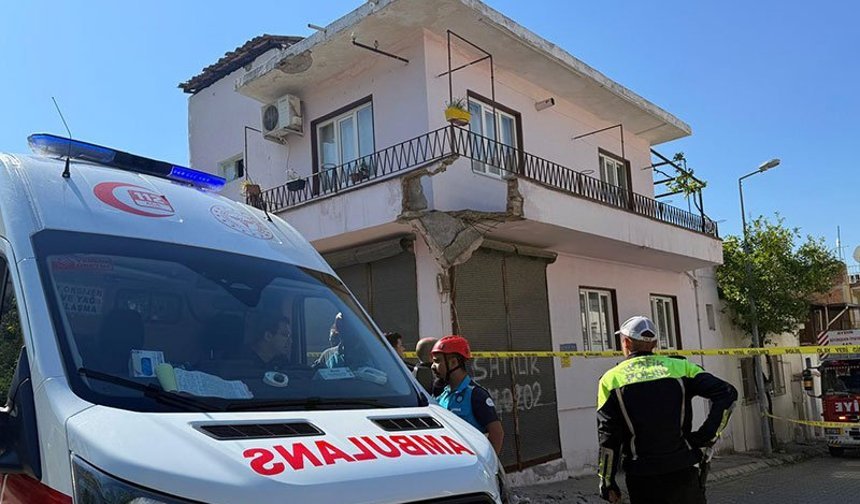 Aydın’da balkon faciası
