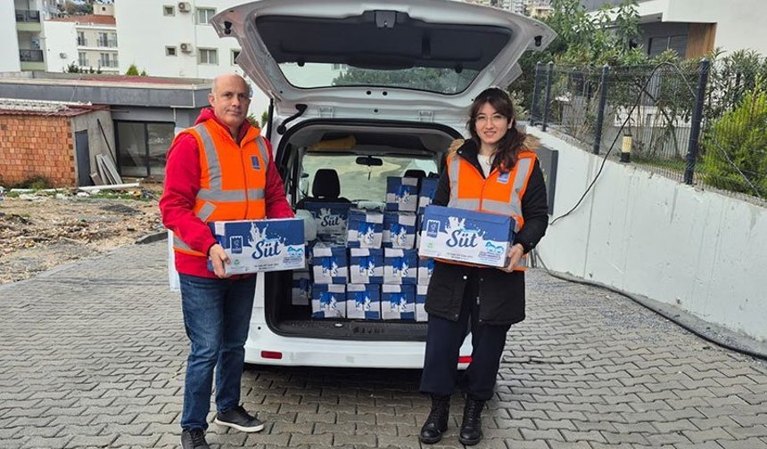 Kuşadası Belediyesi’nden çocuklara 3 ayda 22 bin litre süt desteği