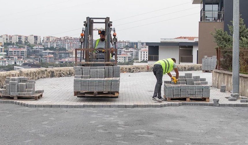 Değirmendere’de yol çalışmaları yerinde incelendi