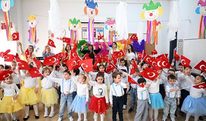Aydın’da çocuk gelişim merkezlerinde 23 Nisan coşkusu