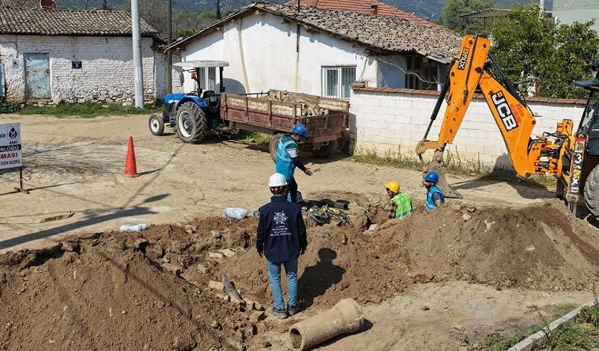 Büyükşehir Belediyesi’nden Köşk’te altyapı yatırımı