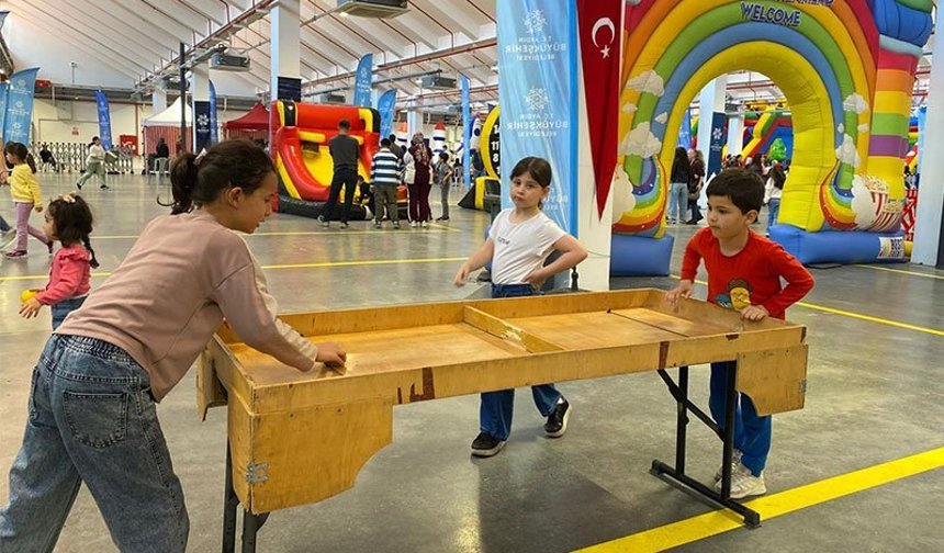 Büyükşehir Belediyesi’nden çocuklara üç gün süren etkinlik