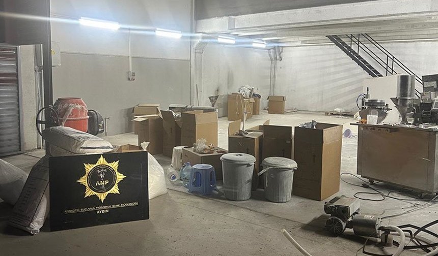 Aydın’da zehir deposuna operasyon