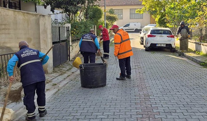 Efeler Belediyesi çalışıyor, kent daha düzenli hale geliyor