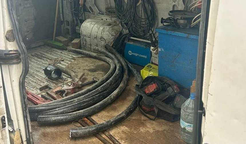 Çine’de 250 bin TL’lik kablo hırsızlığı