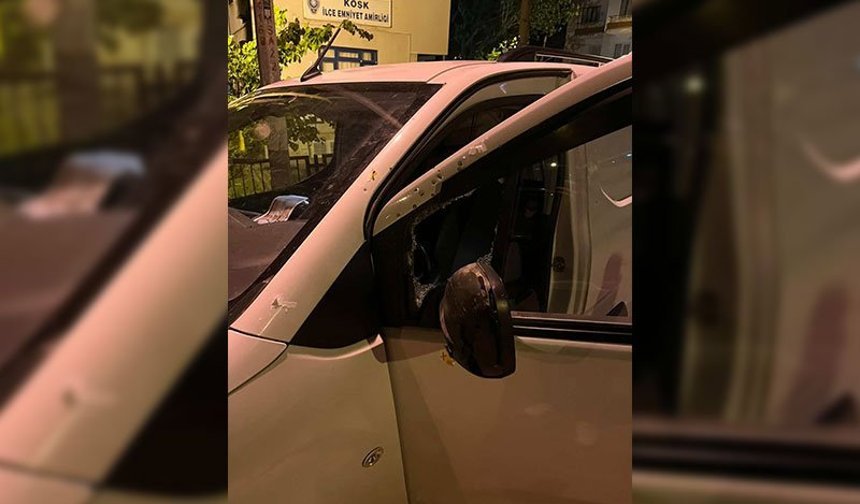 Aydın’da  iş insanının aracı kurşunlandı