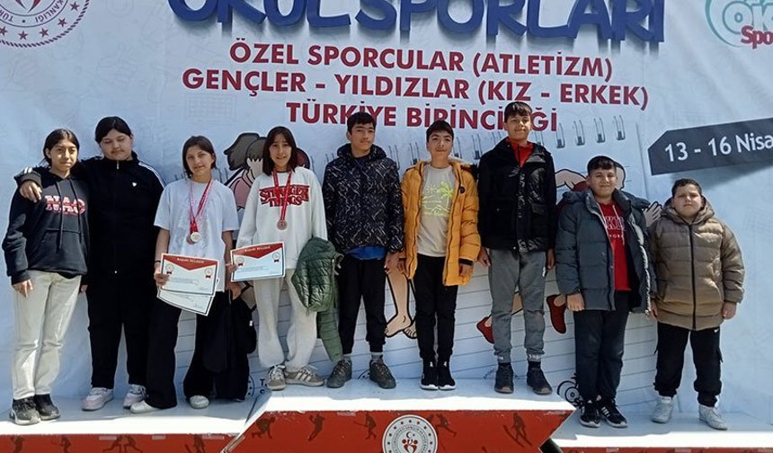 Aydınlı özel sporcu Türkiye şampiyonu oldu