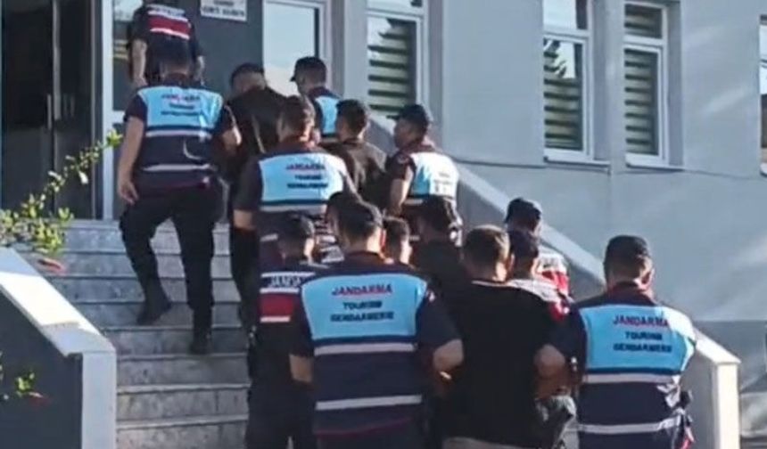 Aydın’da havaya ateş açan 6 maganda gözaltına alındı
