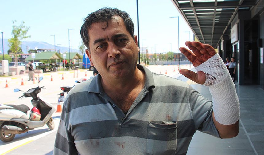 Acemi kasaplar hastanelik oldu