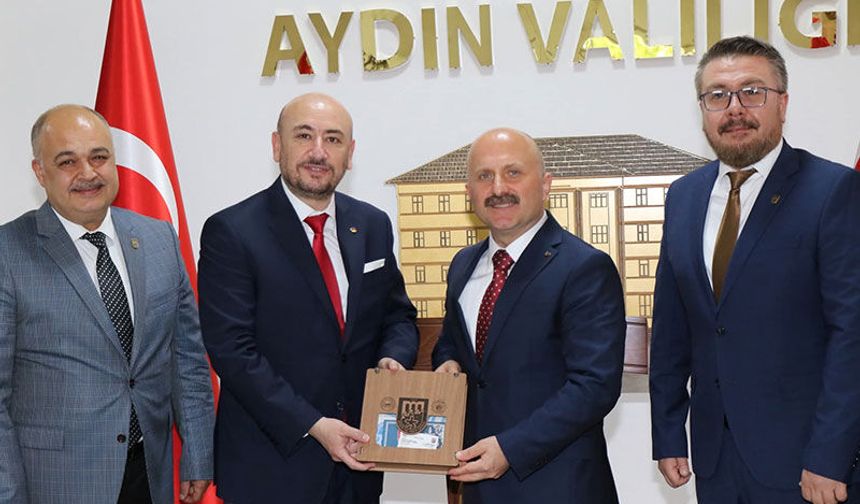 AYTO Başkanı Ülken, Vali Varol'a Çıldır raporunu takdim etti